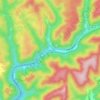 Hotchkiss topographic map, elevation, terrain
