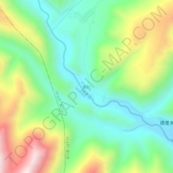 Elie topographic map, elevation, terrain