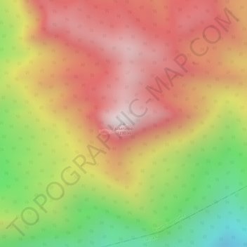 Julianatop topographic map, elevation, terrain