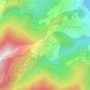 Kissos topographic map, elevation, terrain