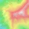 Le Petit Arc topographic map, elevation, terrain
