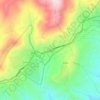 El Bujeo topographic map, elevation, terrain