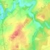 Mervant topographic map, elevation, terrain