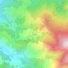 Croquié topographic map, elevation, terrain