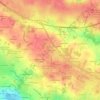 La Croix Gicquiau topographic map, elevation, terrain
