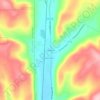 Chambers topographic map, elevation, terrain