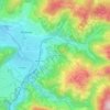Paklješica topographic map, elevation, terrain