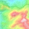 Mount Yangbew topographic map, elevation, terrain