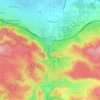 La Pégoulière topographic map, elevation, terrain
