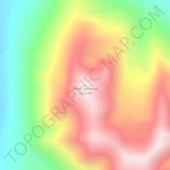 Point Defiance topographic map, elevation, terrain