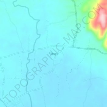 Alitupu topographic map, elevation, terrain