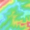 Khohi Kaman topographic map, elevation, terrain
