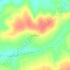 Água Branca topographic map, elevation, terrain