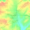 Olney topographic map, elevation, terrain