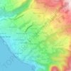 Desmarais topographic map, elevation, terrain