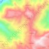 Atacocha topographic map, elevation, terrain