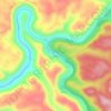Curtin topographic map, elevation, terrain