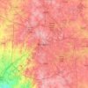 Bangalore topographic map, elevation, terrain