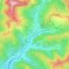 Popești topographic map, elevation, terrain