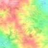 Saint-Thia topographic map, elevation, terrain