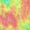Chataur le Vieux topographic map, elevation, terrain