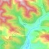kalaha topographic map, elevation, terrain
