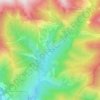 Granges de la Pia topographic map, elevation, terrain