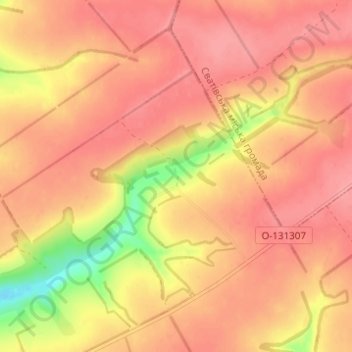 Patalakhivka topographic map, elevation, terrain