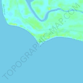 Lalaura topographic map, elevation, terrain