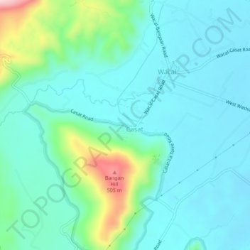 Purok 3 topographic map, elevation, terrain