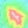 Mount Jefferson topographic map, elevation, terrain