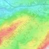 Törwang topographic map, elevation, terrain