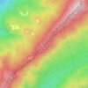 Sandbank Mountain topographic map, elevation, terrain
