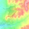 Alfalfar topographic map, elevation, terrain