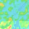 Betula Lake topographic map, elevation, terrain