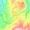 Chachapoyas topographic map, elevation, terrain