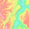 Bayanga topographic map, elevation, terrain