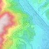 Carros-Village topographic map, elevation, terrain