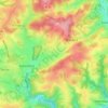 Miebach topographic map, elevation, terrain