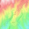New Bohol topographic map, elevation, terrain