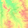 Ujjain topographic map, elevation, terrain