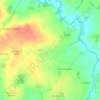 Les Roches topographic map, elevation, terrain