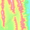 Leesville topographic map, elevation, terrain