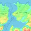 Granda topographic map, elevation, terrain