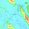 Dodampe topographic map, elevation, terrain
