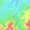 Moulin Combat topographic map, elevation, terrain