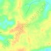 Santo Antonio do Cumaru topographic map, elevation, terrain