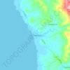 San Francisco topographic map, elevation, terrain