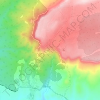 Kesra topographic map, elevation, terrain