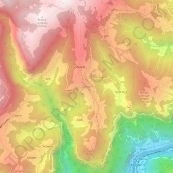 Stoner topographic map, elevation, terrain